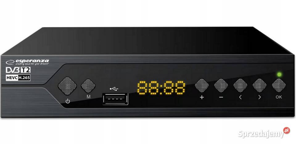 Dekoder DVBT2 HEVC Esperanza Internet TVP GO