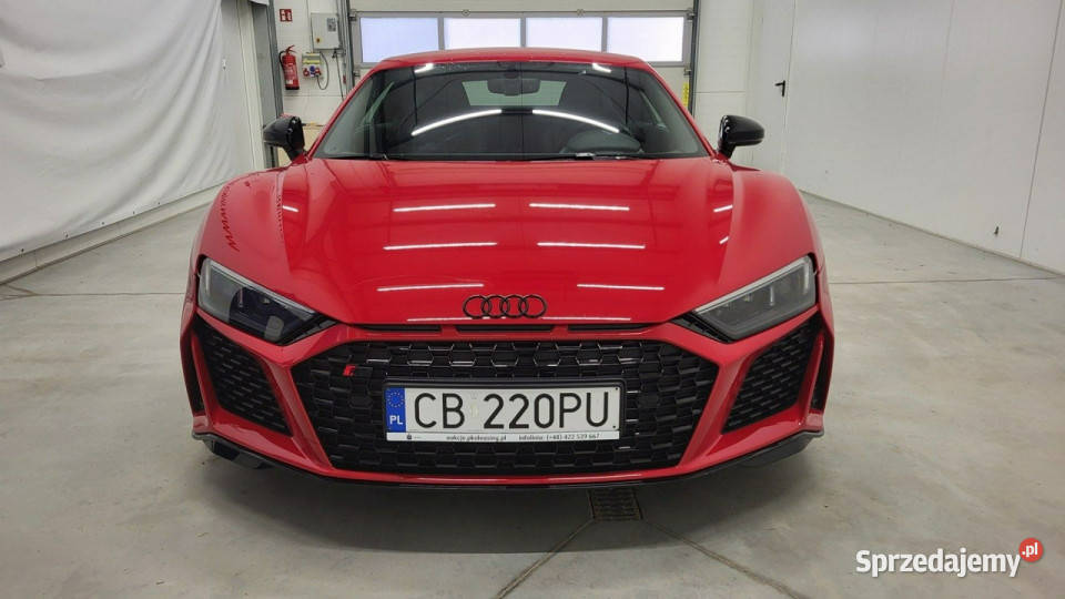 Audi R8 Coupe V10 RWD Performance II 2025 światła przeciwmgielne mazowieckie Grójec sprzedam