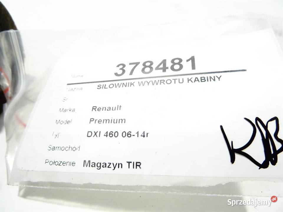 SIŁOWNIK WYWROTU KABINY RENAULT TRUCKS PREMIUM 2 sprzedam