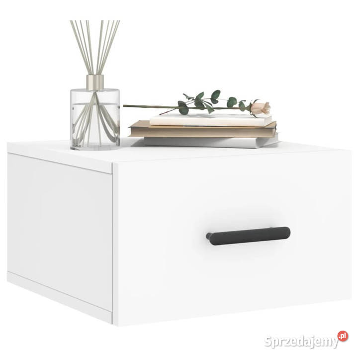 Wiszące szafki nocne 2 białe 35x35x20 WM829837 Warszawa