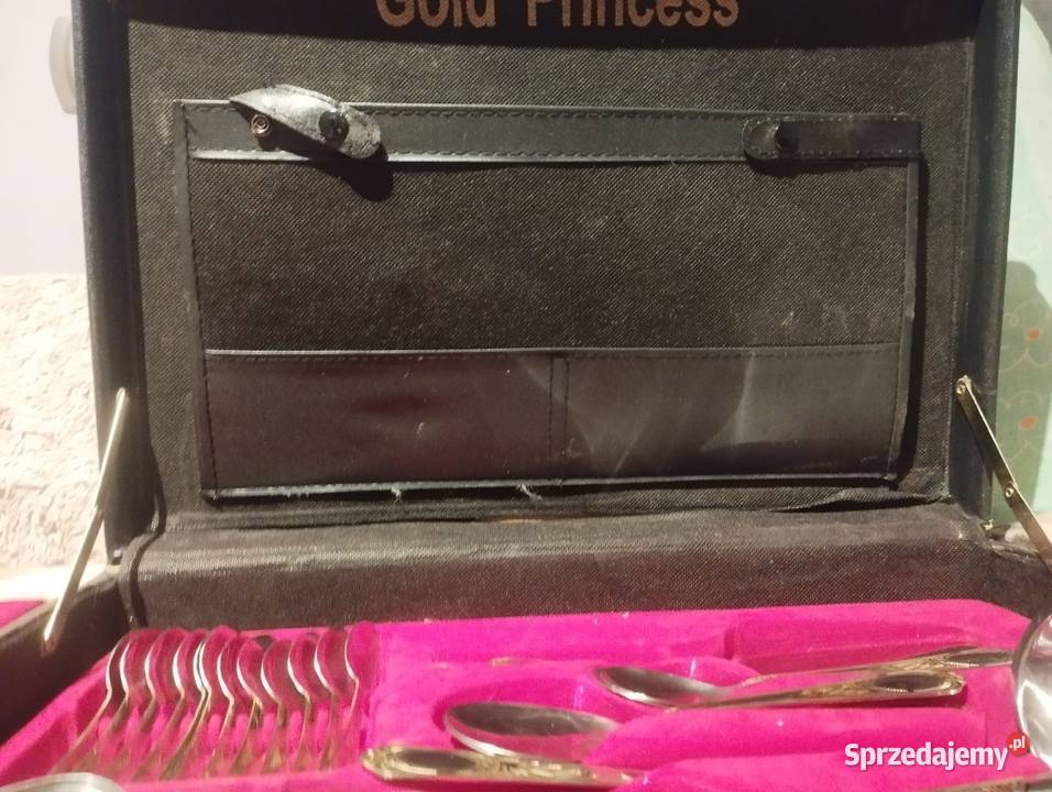Sztućce komplet 12 osóbgold princess Gdańsk
