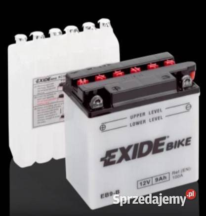 Akumulator motocyklowy EXIDE EB9B YB9B 12V 9Ah Wałbrzych