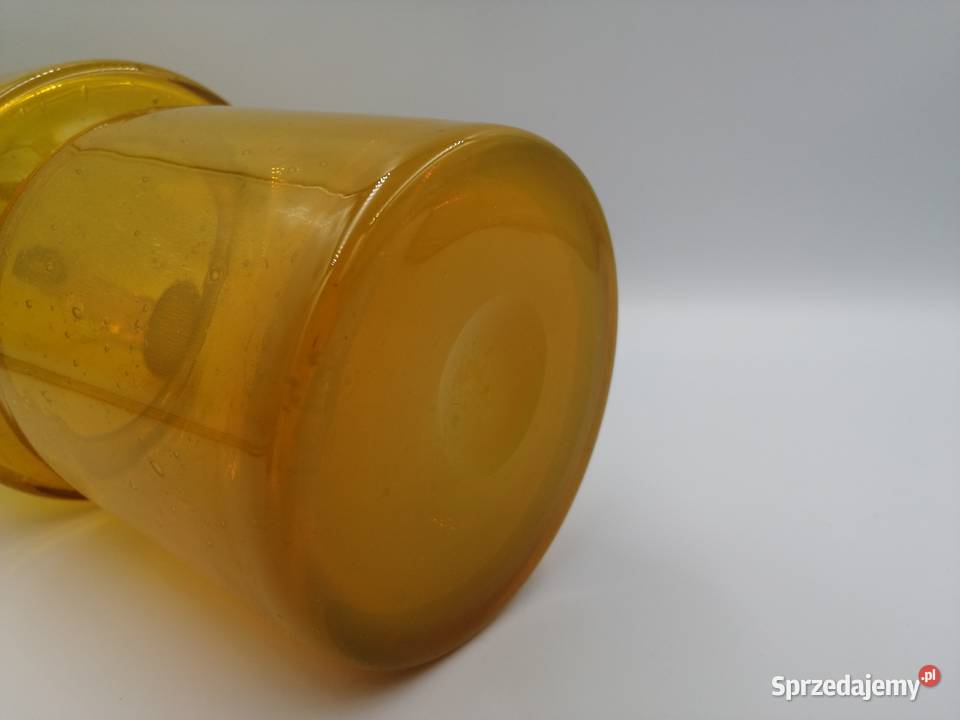 Dzbanek pocisk szklanka Horbowy antico szkło z Borów