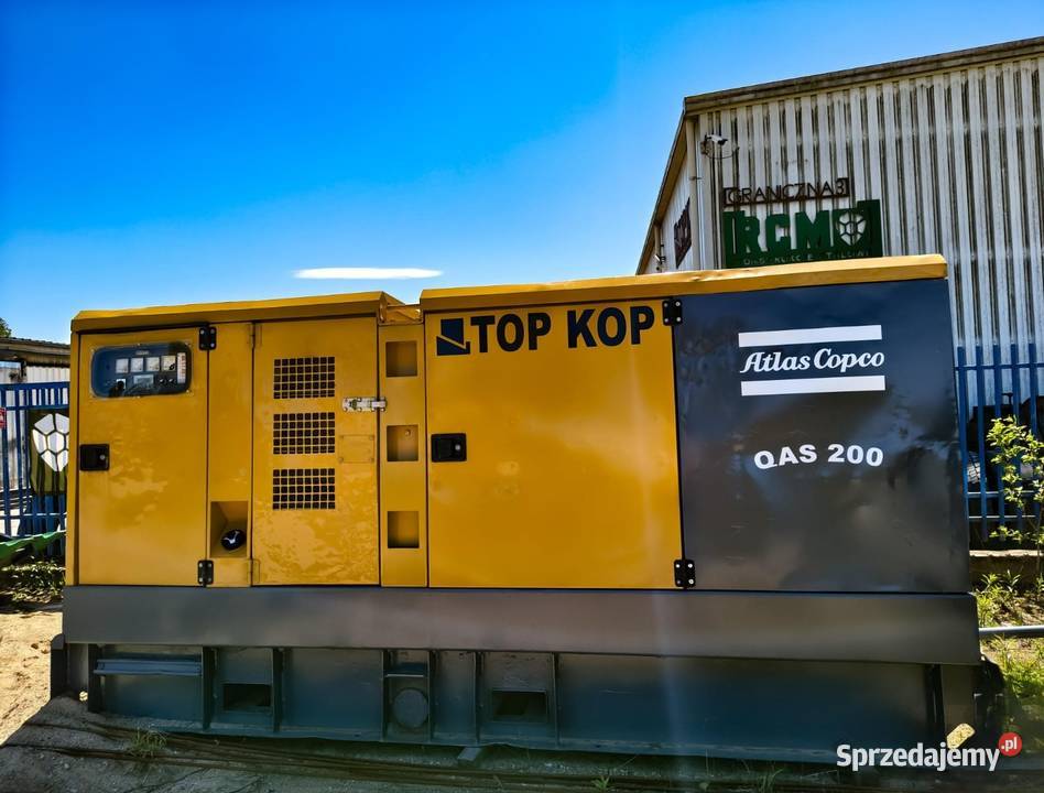 Wynajem Agregatu Prądotwórczego 200 ATLAS COPCO Gołdap sprzedam