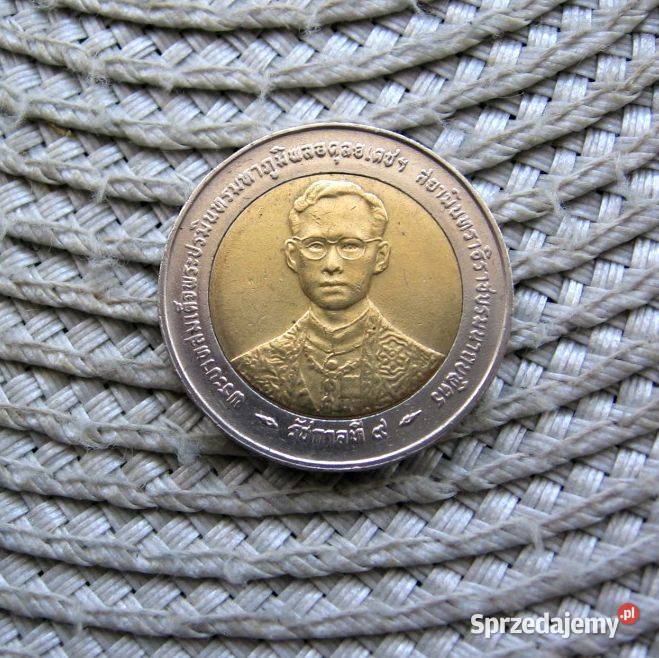 Tajlandia 10 Baht 1996r 50 Lecie Panowania Ramy Kalisz