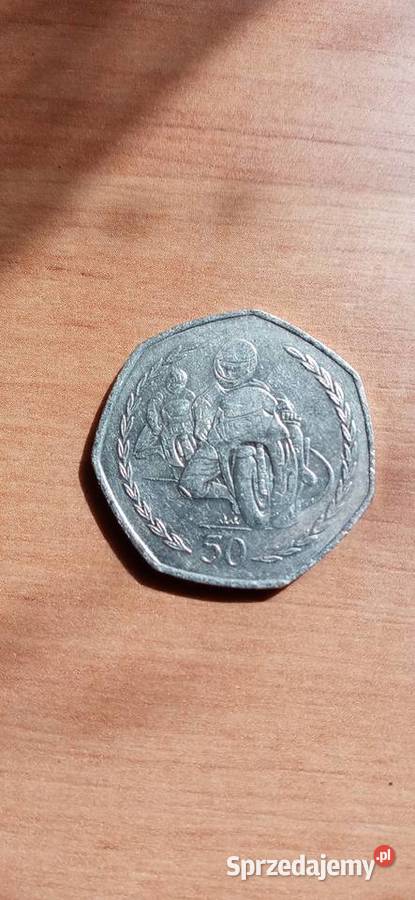Moneta 50 pensow 1997r Skoczów