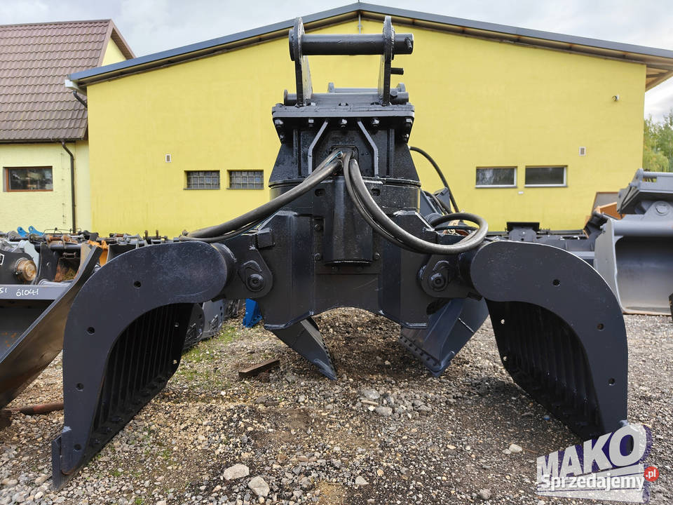 Chwytak sortujący wyburzeniowy do koparki