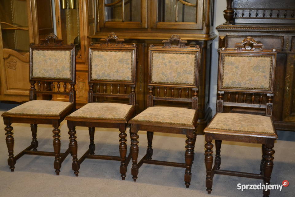 krzesła eklektyczne 4 dąb Będzin