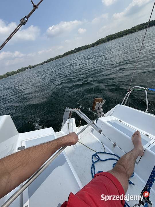 Jacht Micro Flyer 585 komplet z przyczepą super Poznań