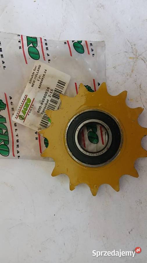Zębatka z łożyskiem Holland 84980926 Do kombajnów Radomsko
