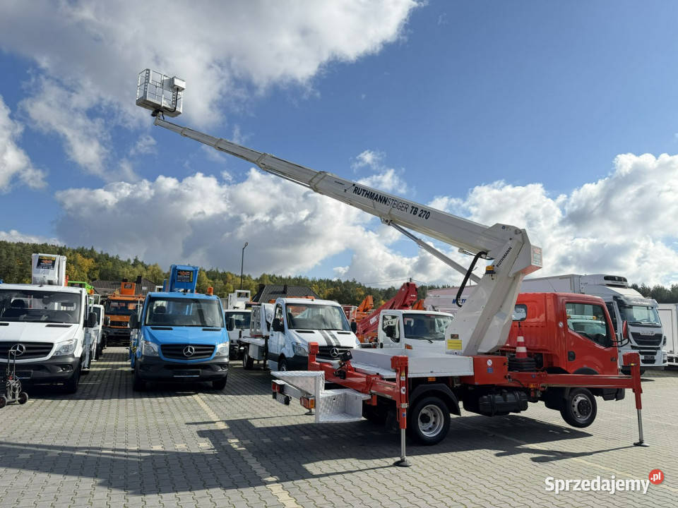 Nissan Cabstar Podnośnik Koszowy RUTHMANN TB 270 diesel Widełki sprzedam