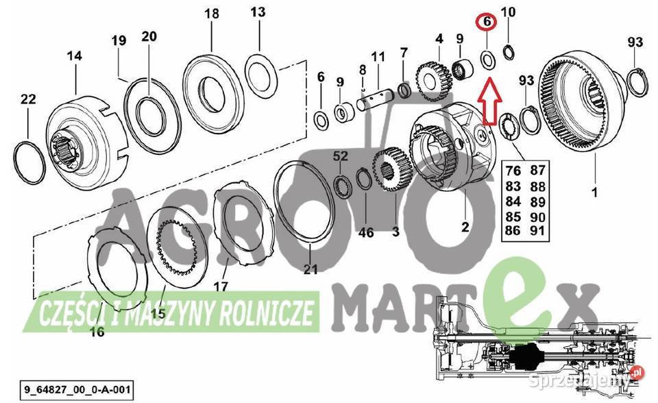 215996810 215996810 PODKŁADKA SDF Deutz-Fahr dolnośląskie Wichrów