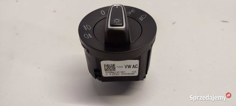 VW TIGUAN II PRZEŁĄCZNIK ŚWIATEŁ 5G0941431DB osobowe