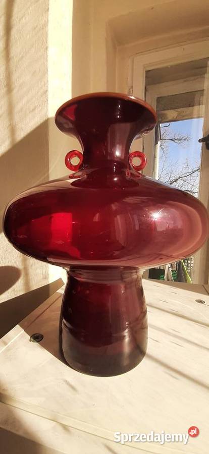 Wazon ze szkła kolorowego Świdnica