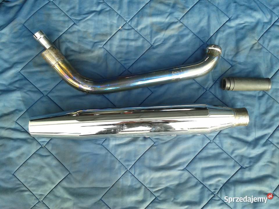 Harley softail kolektor tłumik kolanko wydech Tłumiki