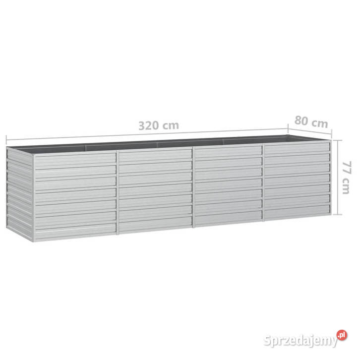 Donica do podwyższonej rabaty 320x80x77 stal Dom i Ogród mazowieckie Warszawa
