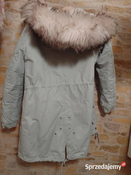 36S Hiszpańska kurtka zimowa z kapturem z Bez wzoru Kraków