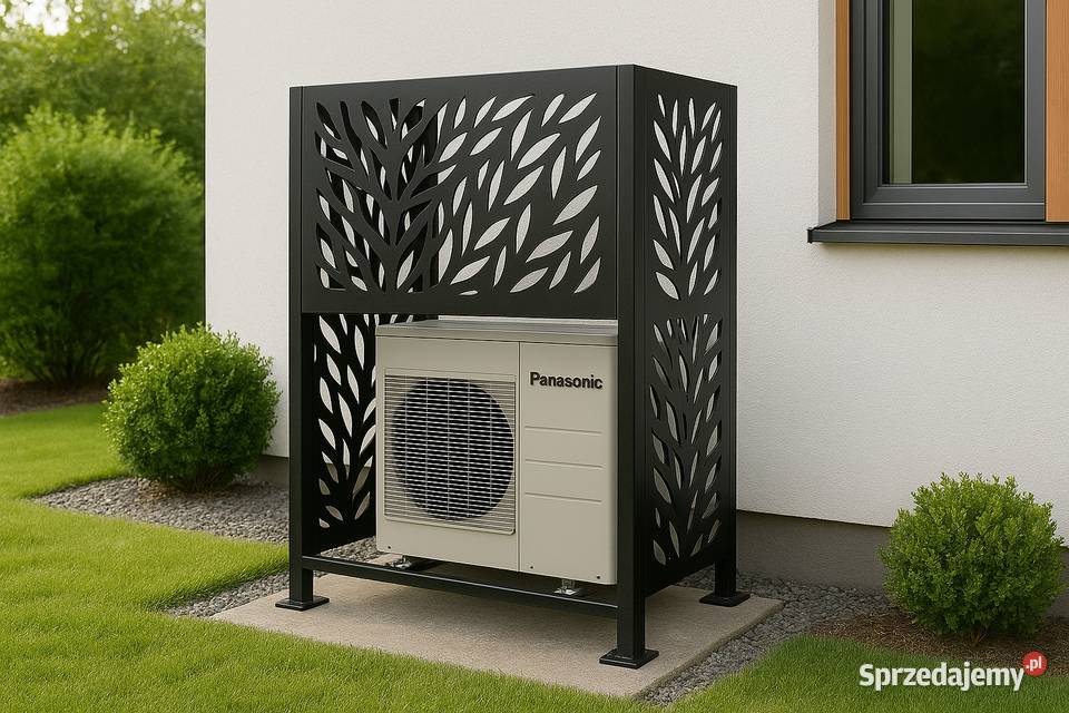 Zabudowa pompy ciepła na wymiar Osłona stalowa Poznań