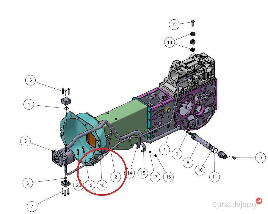 Osłona gumowa przewodu hydraulicznego Mitsubishi Tajęcina sprzedam
