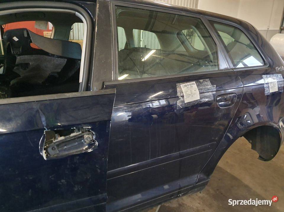 DRZWI LEWE TYŁ AUDI A3 8P LZ5J 5DRZWI Lipno