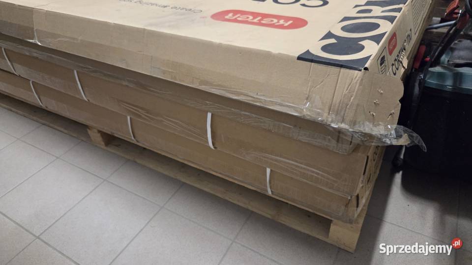 Domek na narzędzia do ogrodu Keter Cortina 20 śląskie Świnna