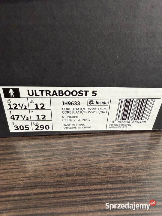 Buty do biegania Adidas Ultraboost 5 JH9633 Warszawa