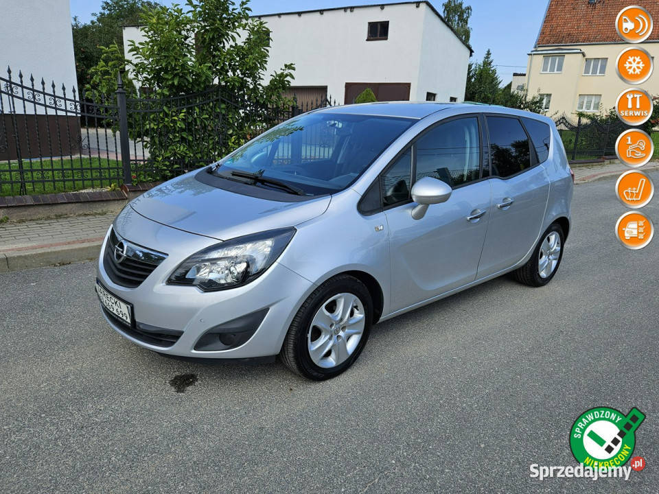 Opel Meriva Opłacona Zdrowa Zadbana Serwisowana komputer pokładowy Kisielice