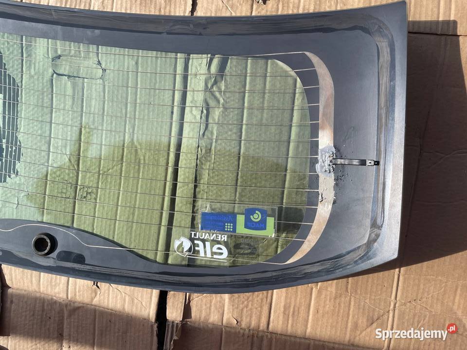 SZYBA TYLNA KLAPY RENAULT CLIO IV KOMBI 13 Czarny Dunajec