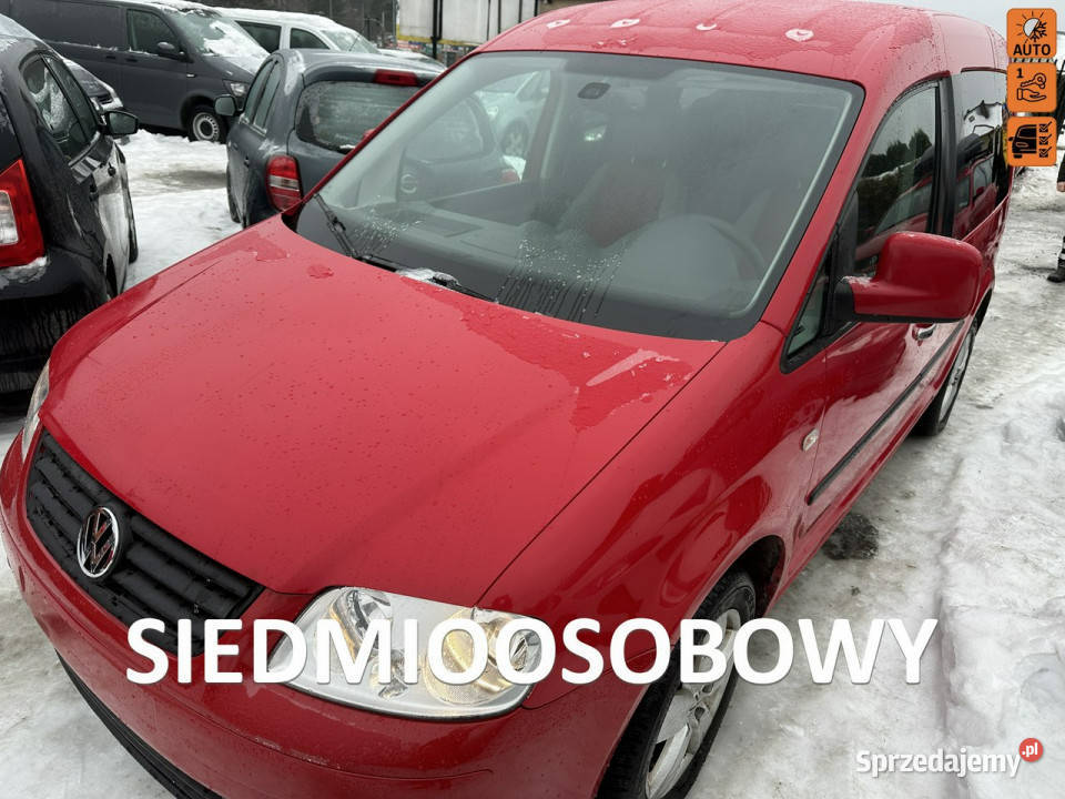 Volkswagen Caddy 20 TDI 7 miejsc podwójne drzwi diesel