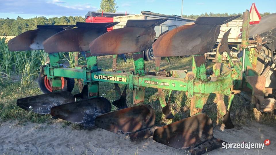 Pług obrotowy Gassner 4 skiby lemken kuhn rabe Wieluń