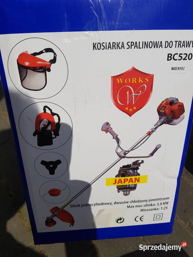 Wykaszarka SPALINOWA do trawy WORKS BC520 55 wielkopolskie Głogowa sprzedam