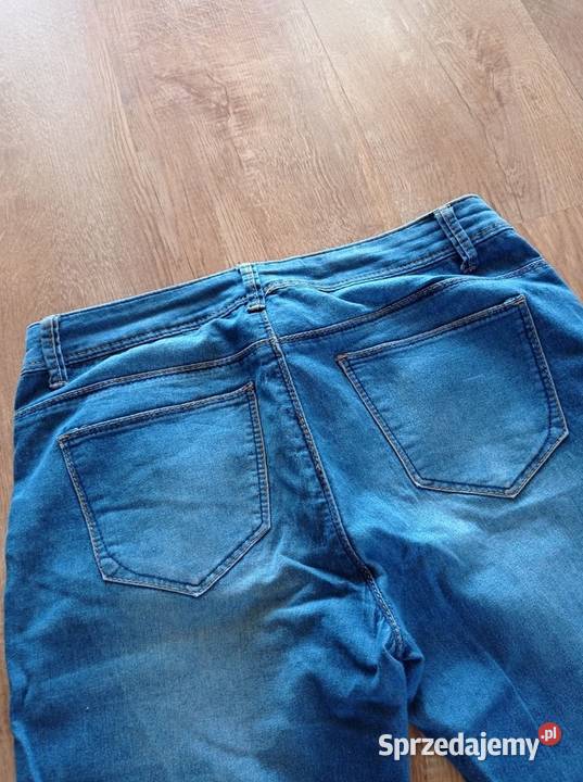 Spodnie skinny z wysokim stanem L Hajnówka