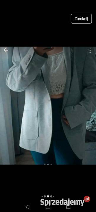 Marynarka szara o kroju męskim Pinterest Old Krosno