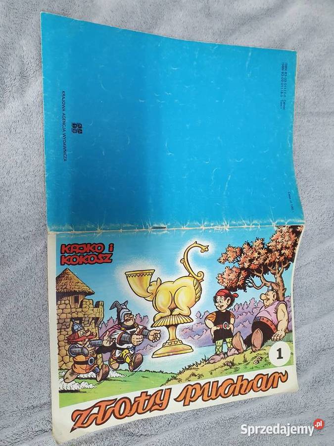 Złoty Puchar cz1 i 2 komplet wydanie 1 1985 Komiksy pomorskie Gdynia