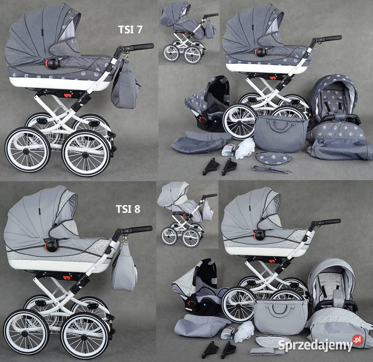 Wózek Dziecięcy VIKO Retro Chrom 3w1 Fotelik Katowice sprzedam