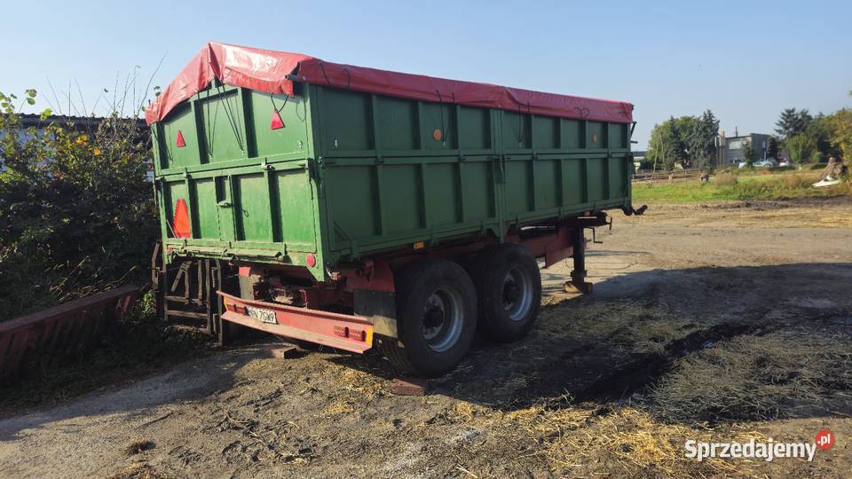 Wywrotka tandem Basstrup Przyczepy rolnicze Lasocice