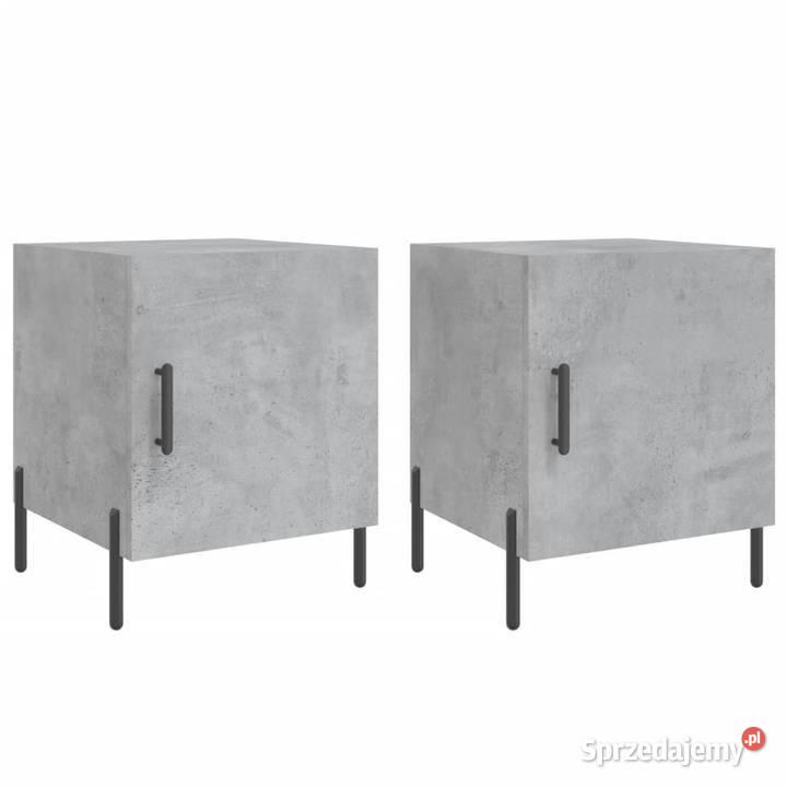 Szafki nocne 2 szarość betonu 40x40x50 WM827589 Warszawa