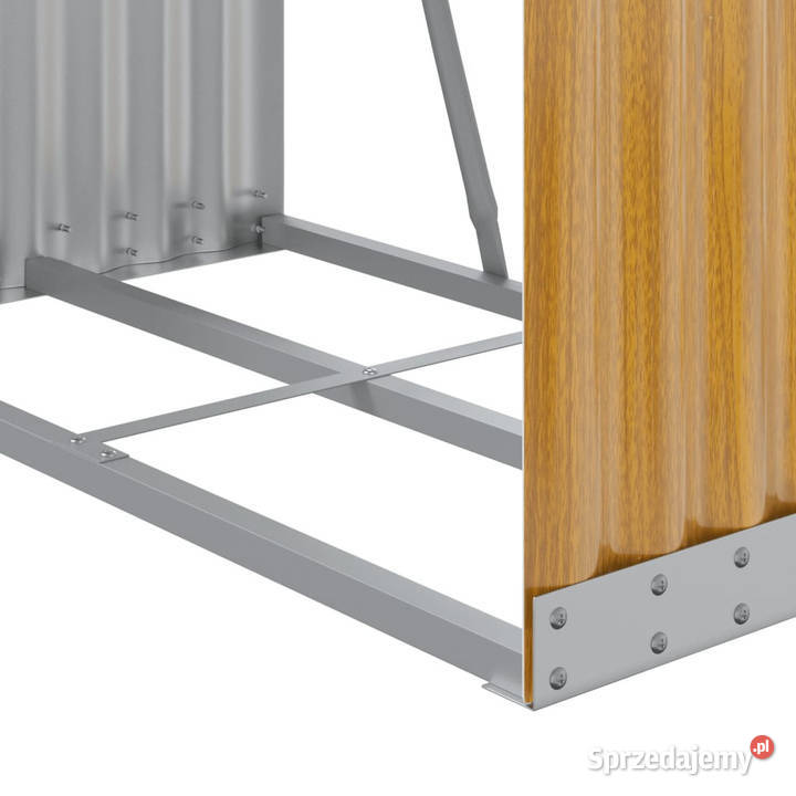 Stojak na drewno jasny brąz 80x45x190 stal Warszawa