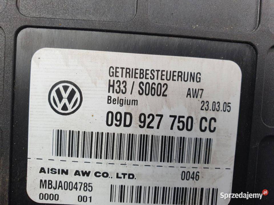 MODUŁ PORSCHE CAYENNE I 09D927750CC osobowe kujawsko-pomorskie Lipno