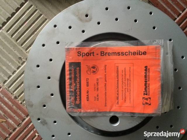 TARCZE HAMULCOWE ZIMMERMANN SPORT COAT Z pomorskie Wejherowo