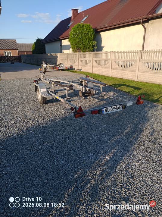 Przyczepka podłodziowa zarejestrowane Sieradz
