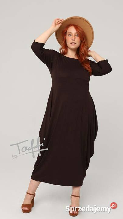 Sukienka maxi TAFFI M z angory w różnych podlaskie