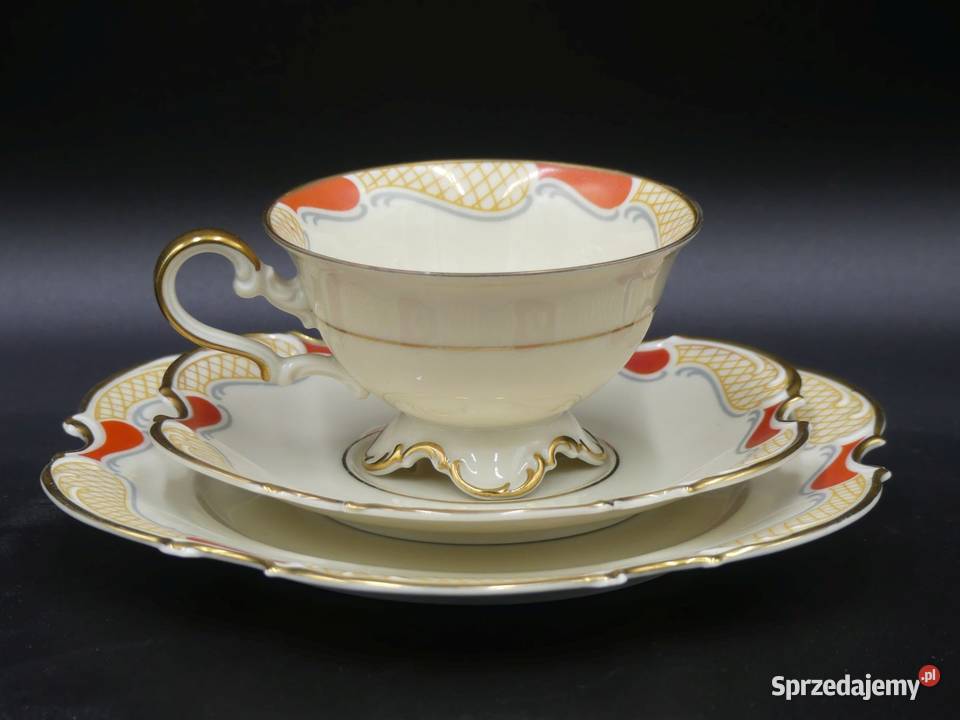 Urokliwe trio Hutschenreuther 1939 45 stan Poznań