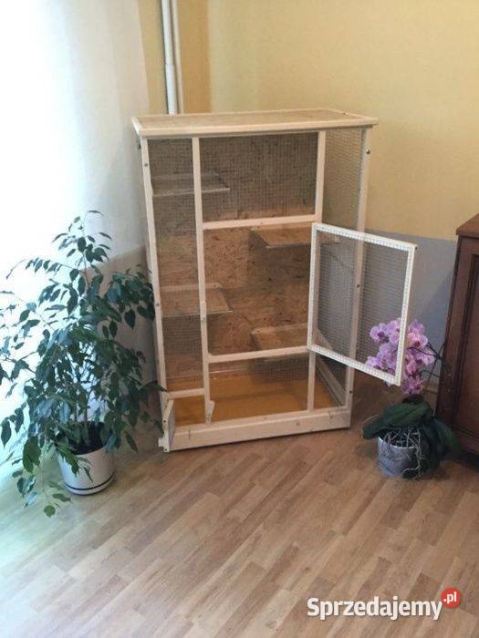 Klatka drewniana gryzoni koszatniczki szynszyla