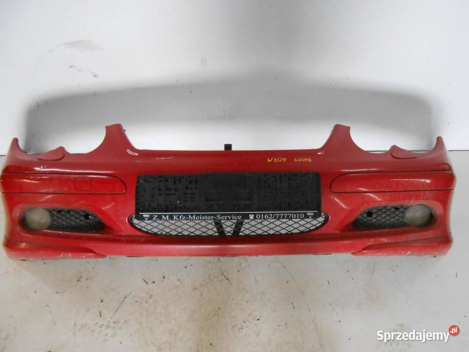 ZDERZAK PRZEDNI PRZÓD HALOGENY MERCEDES W203 osobowe Lampy przeciwmgielne