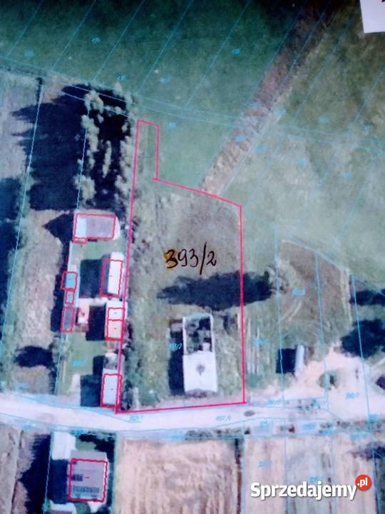 Sprzedam działkę siedliskową z zabudowaniami utwardzona Romanów