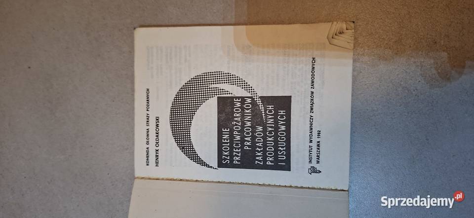 Szkolenie Przeciwpożarowe Pracowników Zakładów Łęczyca sprzedam