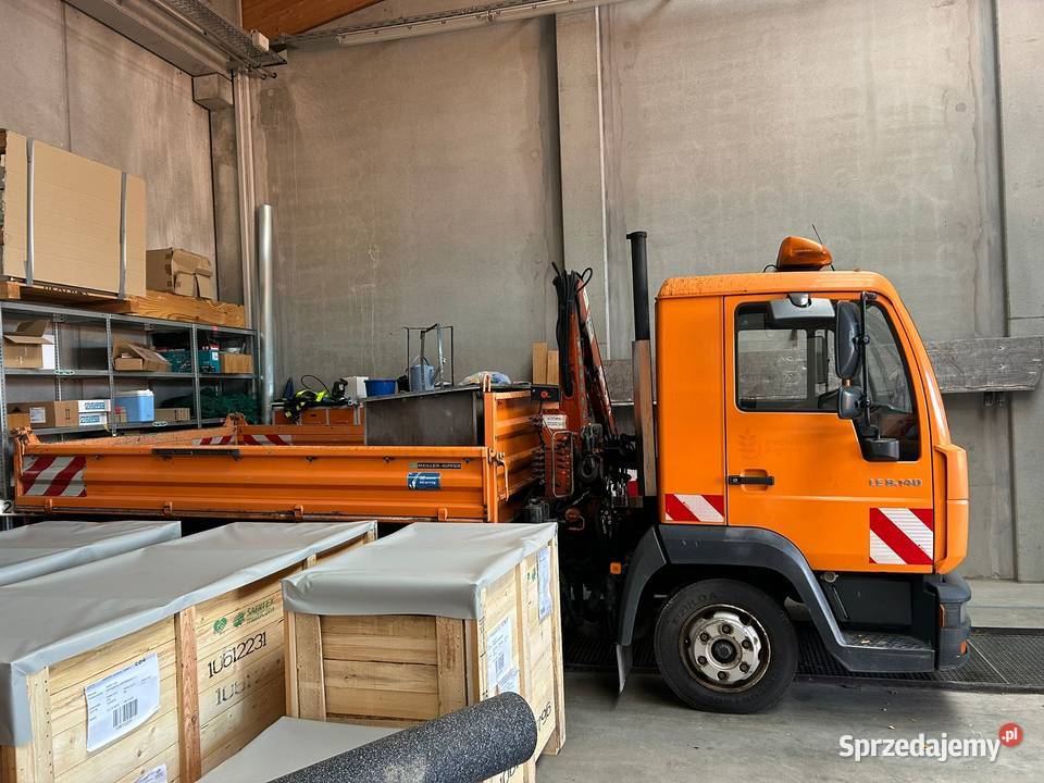 Man LE 8140 Wywrotka HDS Dźwigi samochodowe dolnośląskie Krzeszów