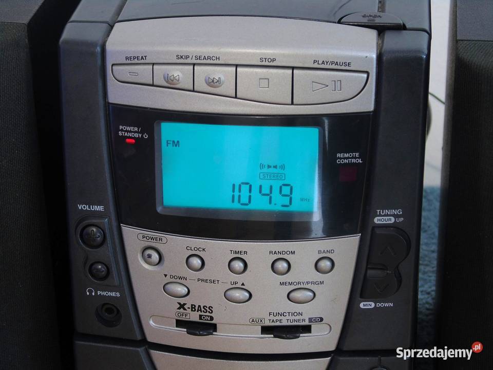 Wieża stereo TCM z kol Radio CD AUX mag DOSTAWA podkarpackie sprzedam