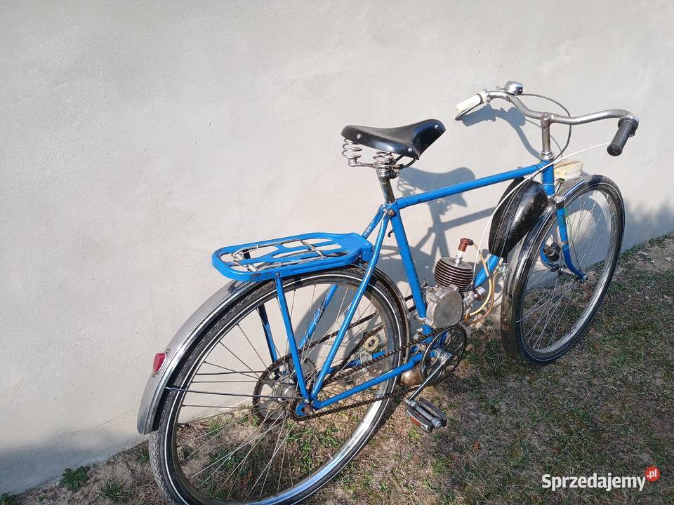 Rower z silnikiem Ko D4 1957r zabytkowy Kurzętnik